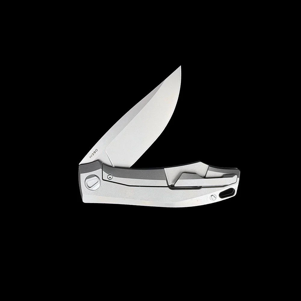 Shirogorov Charles Marlowe RKMP Folding Knife – 3.54" M390 Steel Blade – Multi-Row Ceramic Bearing Flipper