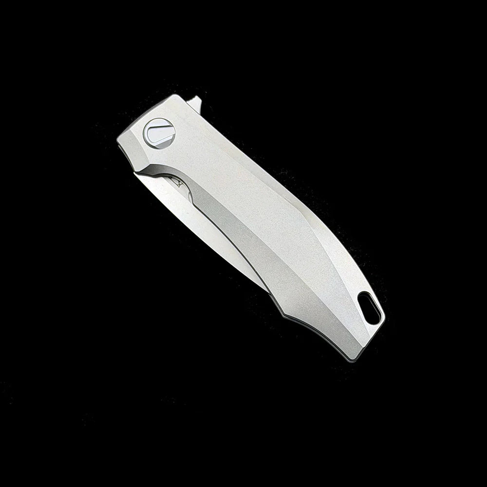 Shirogorov Charles Marlowe RKMP Folding Knife – 3.54" M390 Steel Blade – Multi-Row Ceramic Bearing Flipper