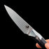 Microtech Steak Knife Premium Kitchen Fixed Blade – 3.74" M390 Super Steel Stonewashed Blade – Ergonomic G10 & Aluminum Alloy Handle Luxury Culinary Tool