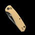 Zero Tolerance 0512 Automatic Folding Knife – 3.45" CPM-CruWear Dark Bronze Cerakote Blade – Premium Canvas Micarta Handle