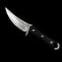Microtech SBK Borka Fixed Blade Knife – 4.33" M390 Premium Steel Blade – Sculpted Black G10 Handle Tactical Full-Tang Straight Knife
