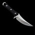 Microtech SBK Borka Fixed Blade Knife – 4.33" M390 Premium Steel Blade – Sculpted Black G10 Handle Tactical Full-Tang Straight Knife