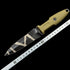 Extrema Ratio Pugio Roman Consul Fixed Blade Knife – 4.72" N690 Steel Dagger – Black Titanium Tiger Stripe Finish