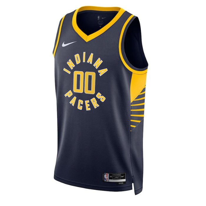Indiana Pacers Unisex 2023 Swingman Custom Pro Official Jersey Navy - Icon Edition - Jersey Teams World