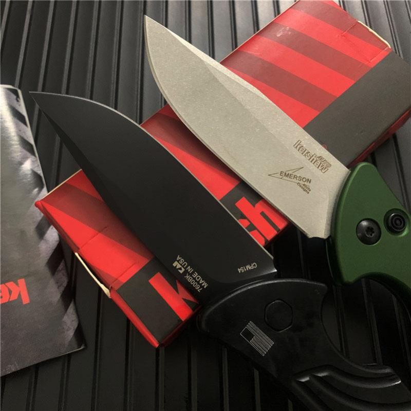 Kershaw 7600 Automatic Knife: 216 mm Full-Size Tactical | 60 HRC Aluminum Folder