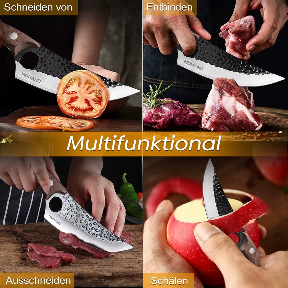 KnivesCollection™ | 6" Hand-Forged Boning Knife | Stainless Steel Meat Cleaver