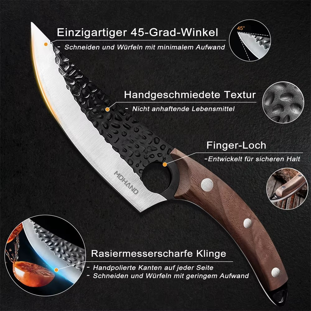 KnivesCollection™ | 6" Hand-Forged Boning Knife | Stainless Steel Meat Cleaver