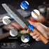 KnivesCollection™ 7" Santoku Knife – Japanese VG10 Damascus High-Carbon Steel Kitchen Knife with Ergonomic G10 Handle