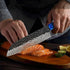 KnivesCollection™ 7" Santoku Knife – Japanese VG10 Damascus High-Carbon Steel Kitchen Knife with Ergonomic G10 Handle