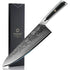 KnivesCollection™ 8" Damascus Chef Knife – Japanese VG10 High-Carbon Steel Kitchen Gyuto Knife