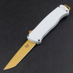 knivescollection™ bm5370fe folding utility knife – cpm-cruwear blade, cf-elite handle