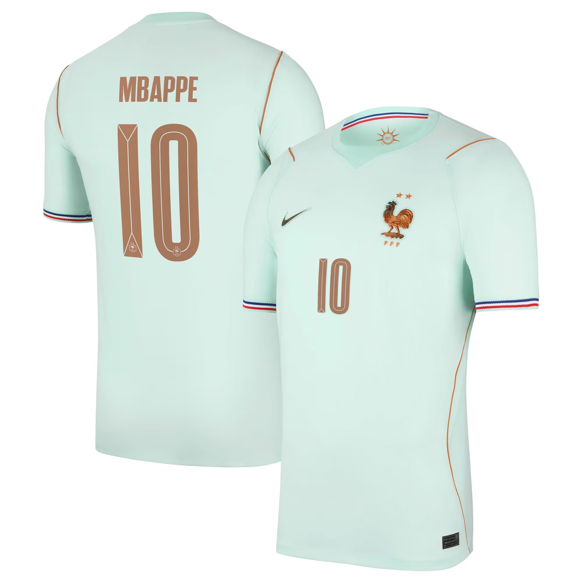Kylian Mbappé France National Team Nike 2026 Away Stadium Replica Jersey - Green - Jersey Teams World