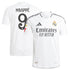 Kylian Mbappé Real Madrid adidas 2024/25 Home Player Authentic T-shirt - White