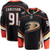 Leo Carlsson Anaheim Ducks Fanatics Home Breakaway Player Jersey – Black