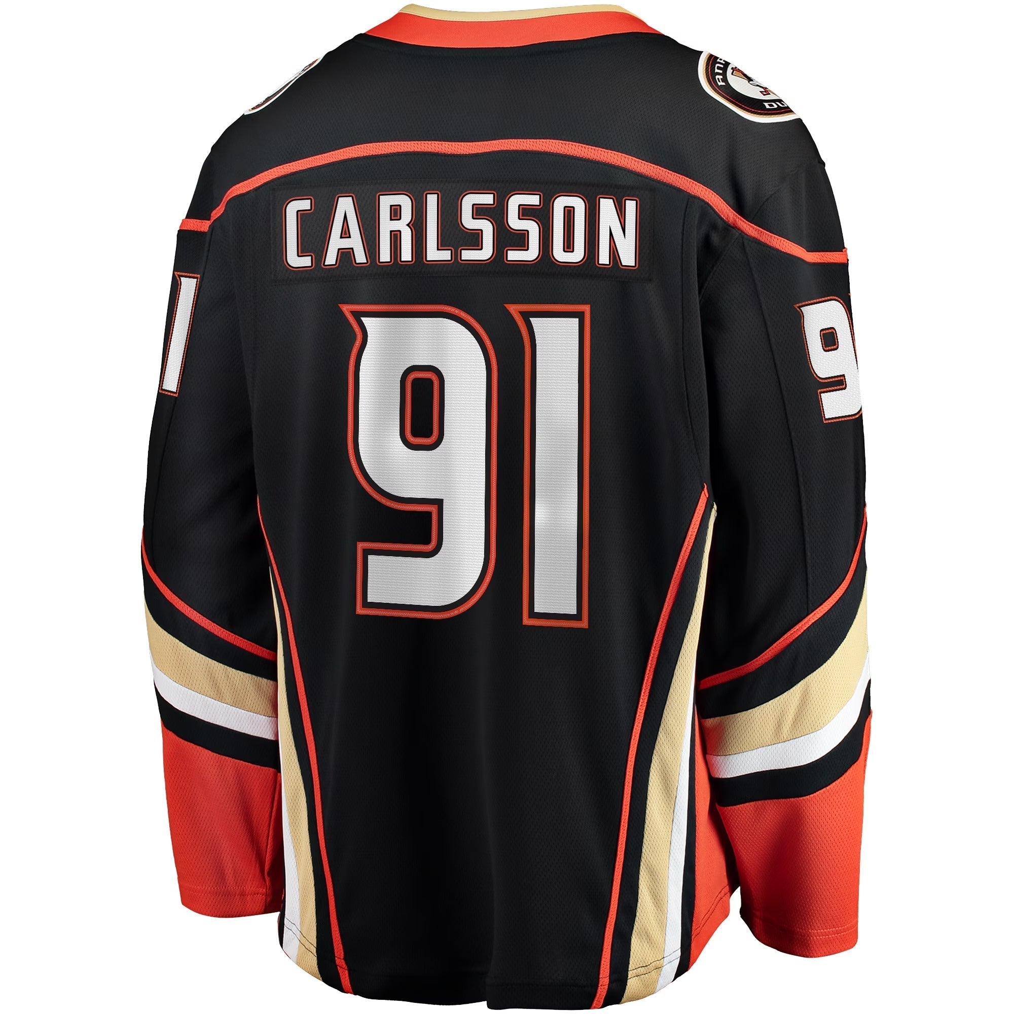 Leo Carlsson Anaheim Ducks Fanatics Home Breakaway Player Jersey – Black