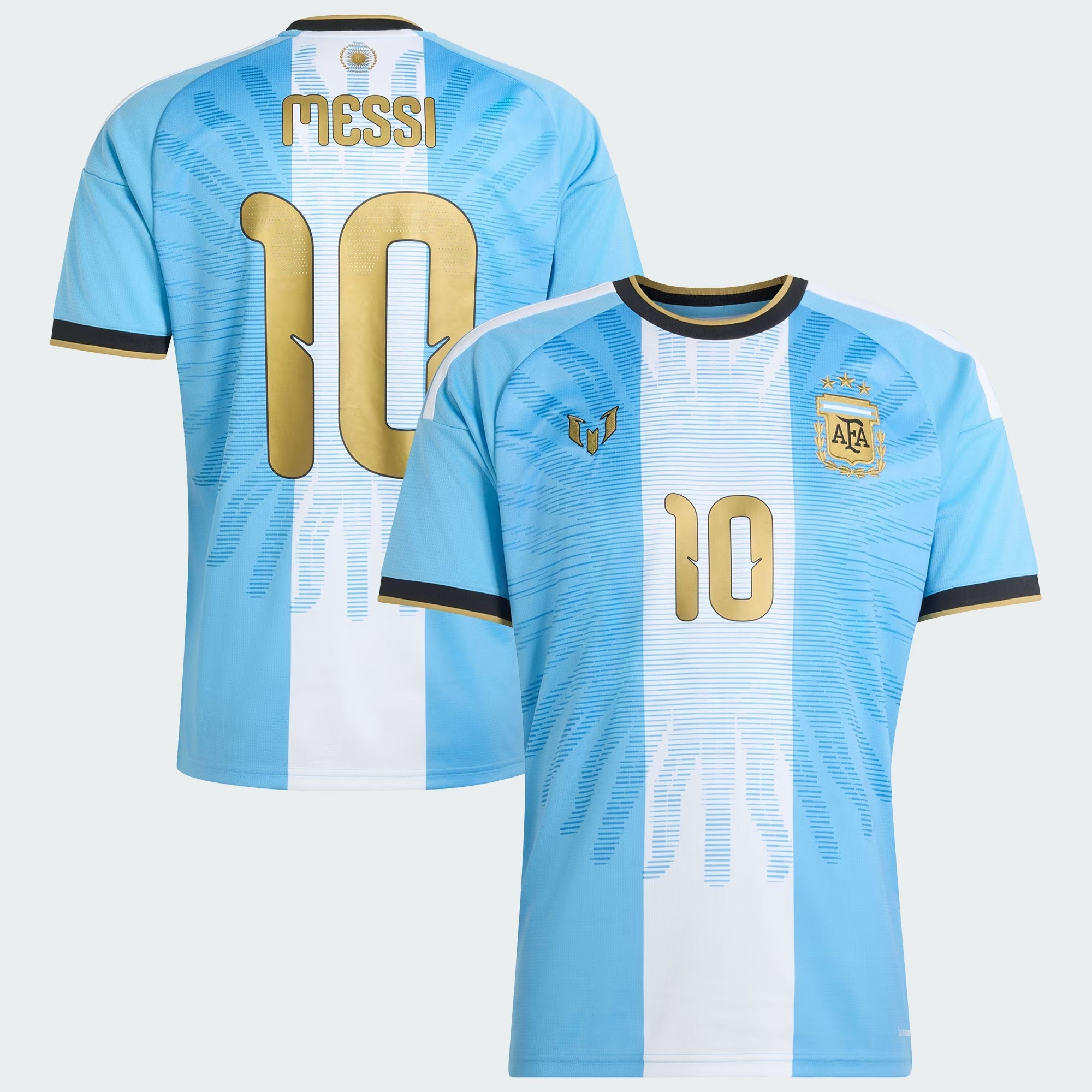 Light Blue Pro Fan Soccer Jersey messi | Athletic Fan Apparel Argentina