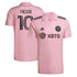Lionel Messi Inter Miami CF adidas 2023 The Heart Beat Kit Authentic T-shirt - Pink