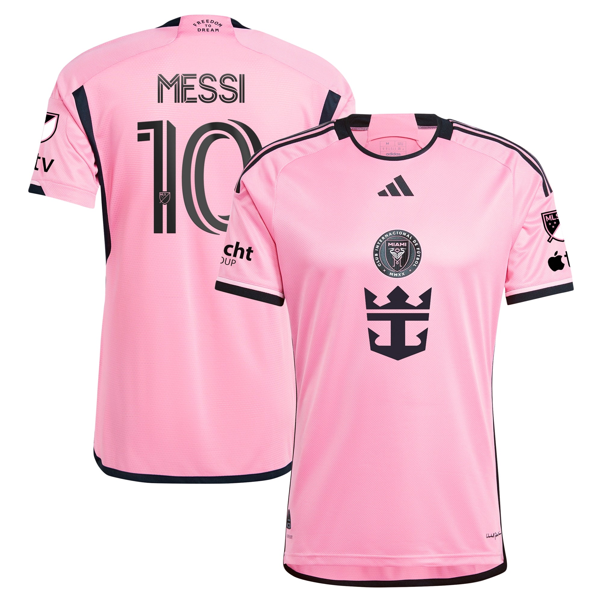 Lionel Messi Inter Miami CF adidas 2024 2getherness 2024 2getherness Player Authentic T-shirt - Pink