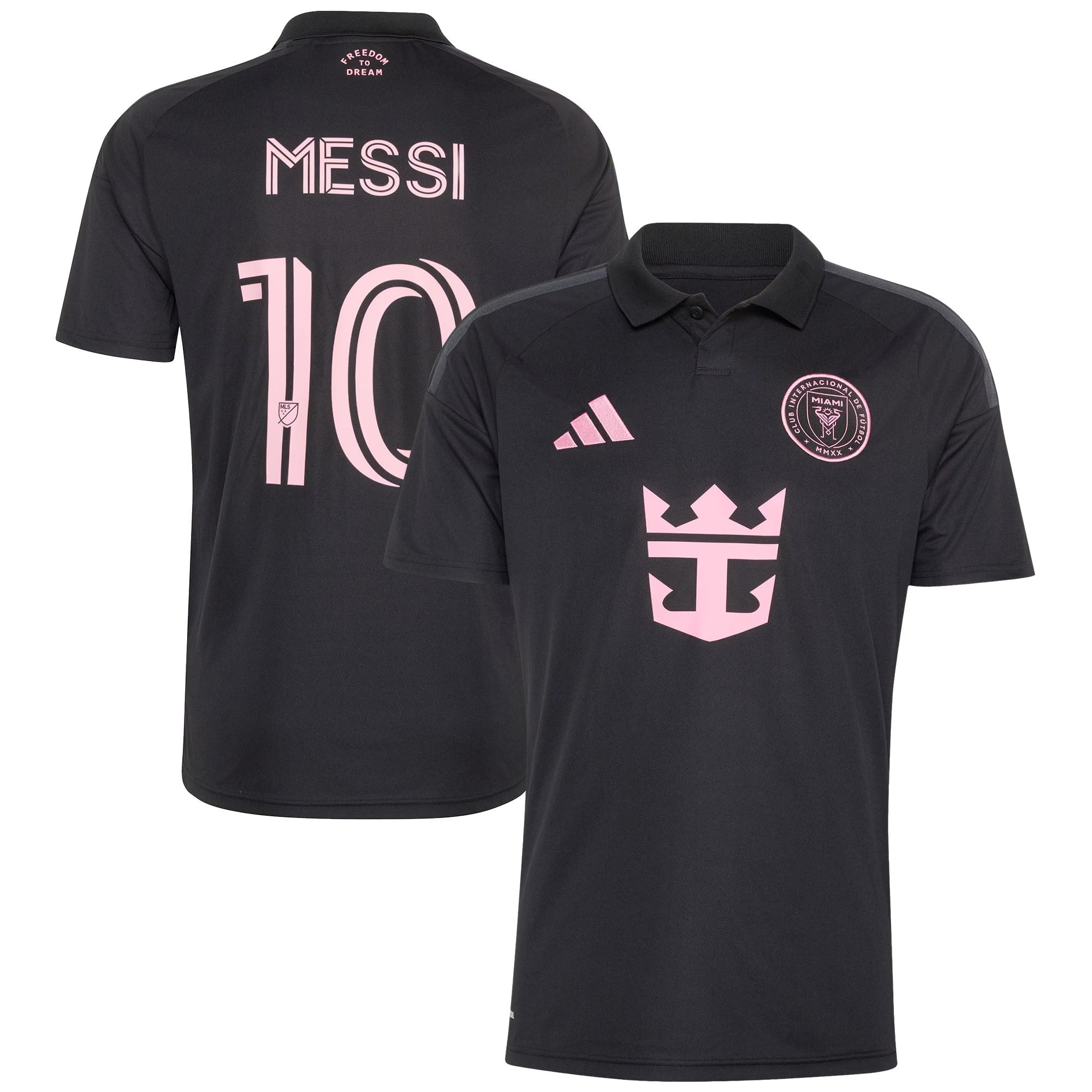 Lionel Messi Inter Miami CF adidas 2026 Presagio Replica Jersey - Black - Jersey Teams World