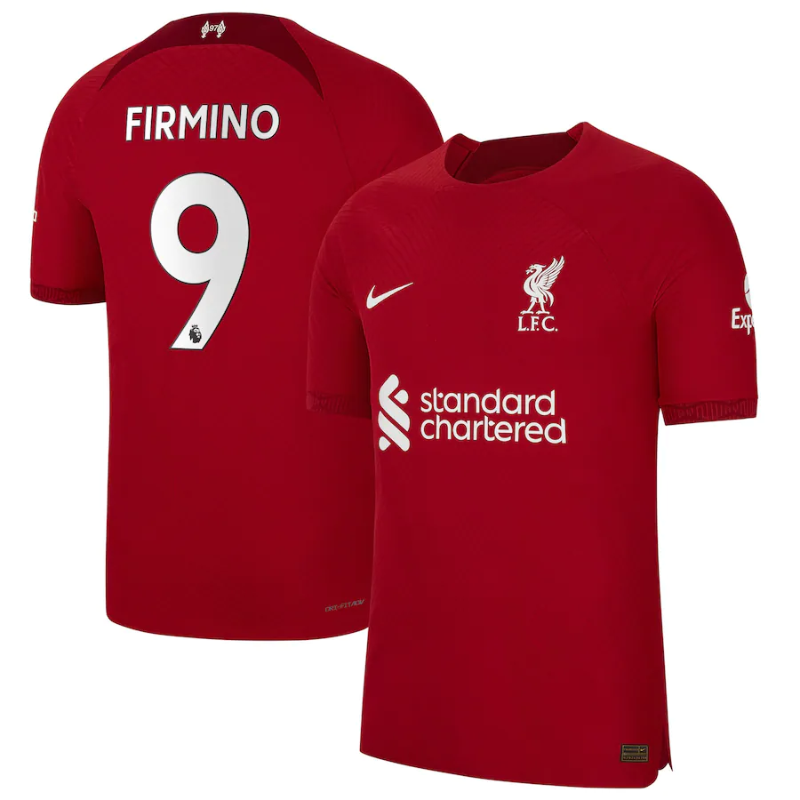 Liverpool Home Shirt   2022-23 with Firmino 9 printing - Jersey Teams World
