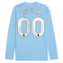 Manchester City 2023/24 Home Custom Long Sleeve Authentic T-shirt - Sky Blue