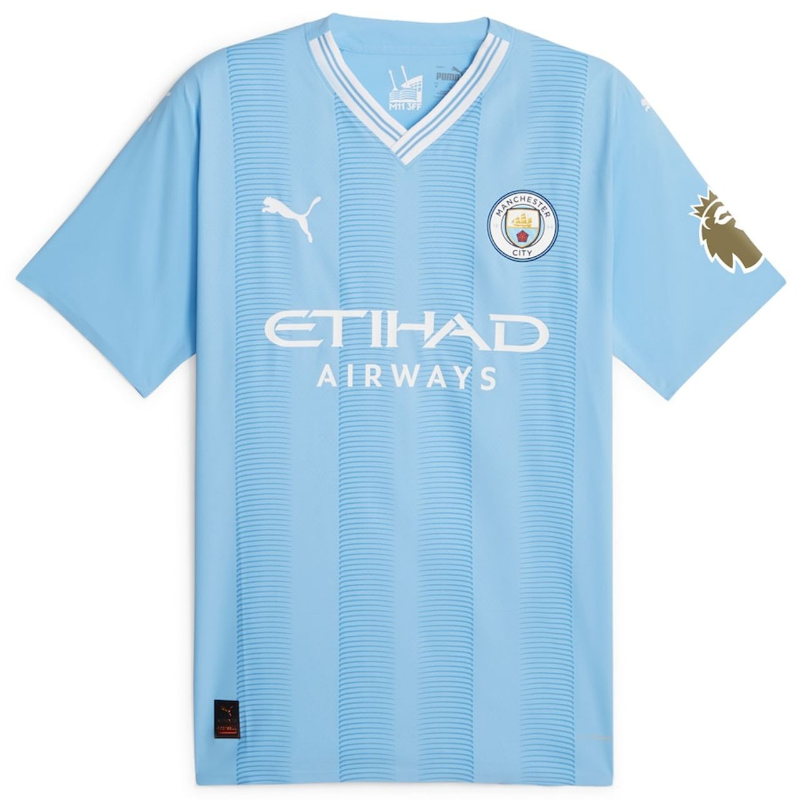 Manchester City Team 2023/24 Customized Jersey - Sky Blue - Jersey Teams World
