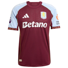 Men's Aston Villa adidas 2025/26 Home Authentic Jersey - Claret