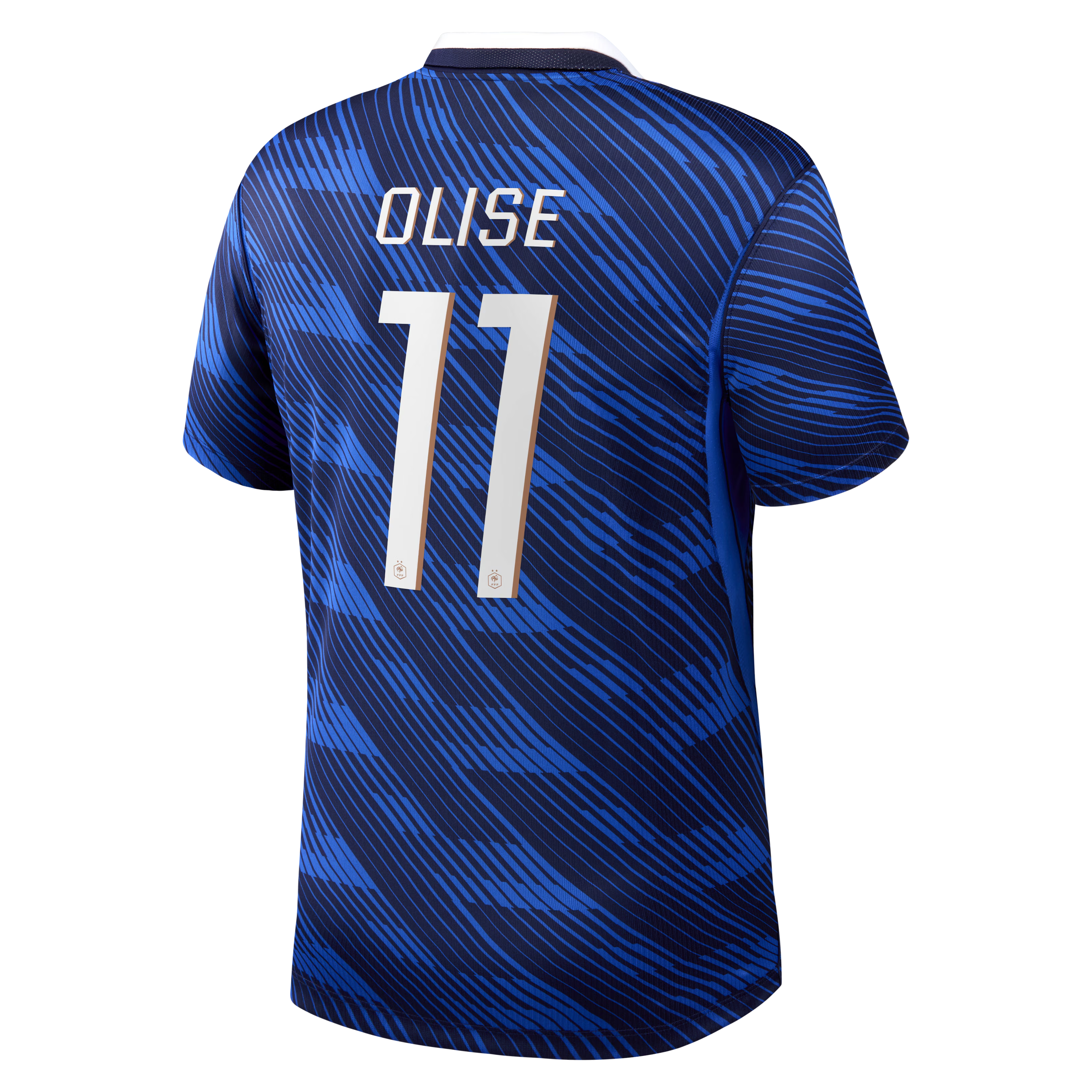 Michael Olise France National Team Nike 2026 Home Stadium Replica Jersey - Blue