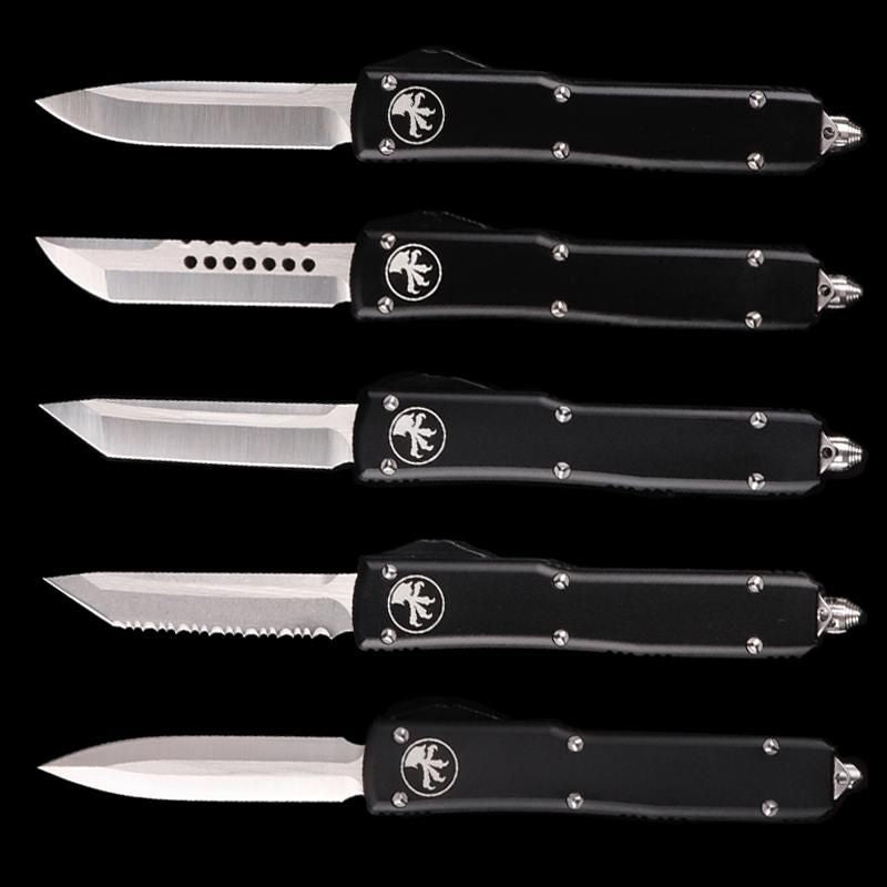 Microtech Style Automatic Knife: T6061 Aviation Aluminum | Ultra-Light 103g Tactical Hunter