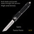 Microtech Style Automatic Knife: T6061 Aviation Aluminum | Ultra-Light 103g Tactical Hunter