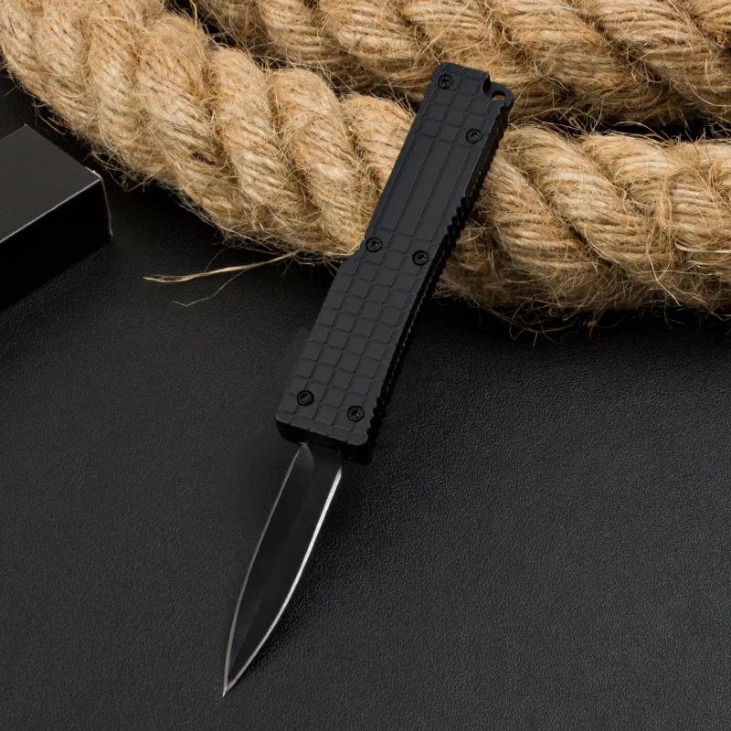 Mini Microtech Automatic OTF: 13.5cm Compact Tactical | Zinc Aluminum Alloy | 58 HRC
