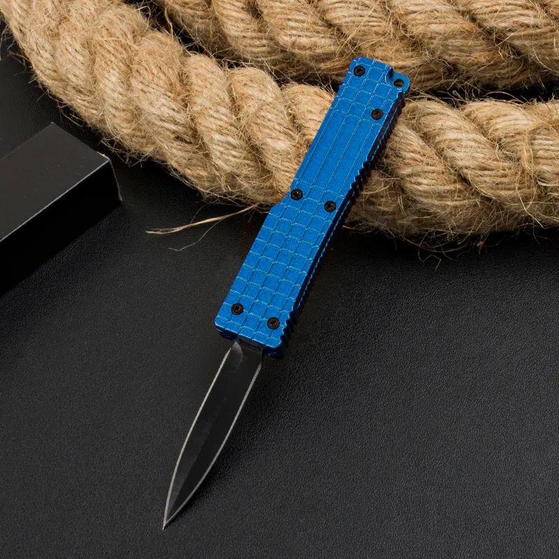 Mini Microtech Automatic OTF: 13.5cm Compact Tactical | Zinc Aluminum Alloy | 58 HRC