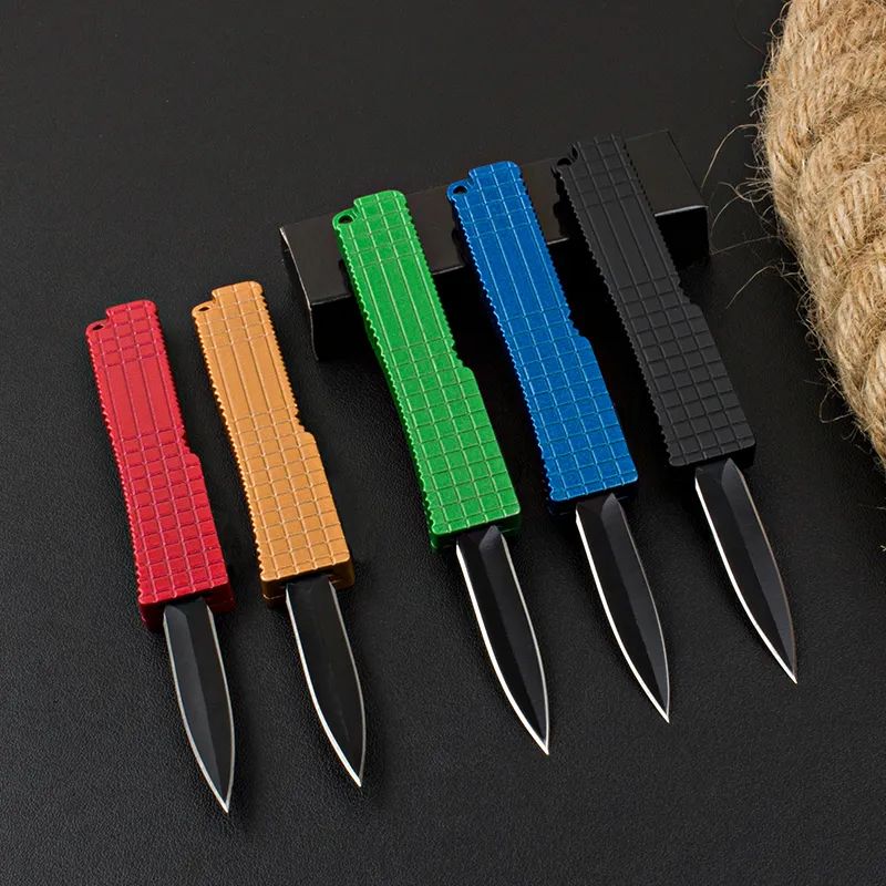 Mini Microtech Automatic OTF: 13.5cm Compact Tactical | Zinc Aluminum Alloy | 58 HRC