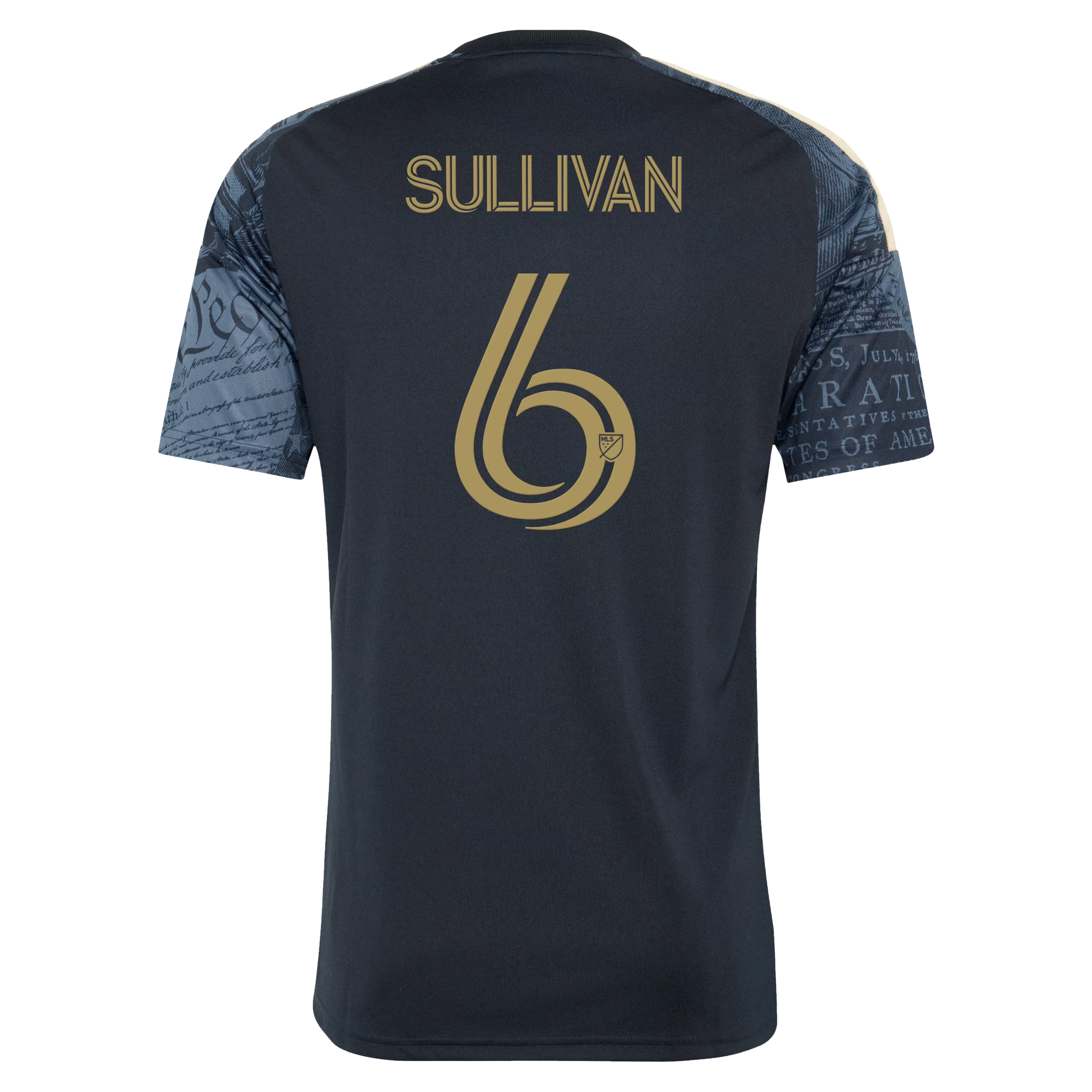 Navy 1776 Kit Primary Soccer Jersey Sullivan  | Athletic Fan Apparel Philadelphia