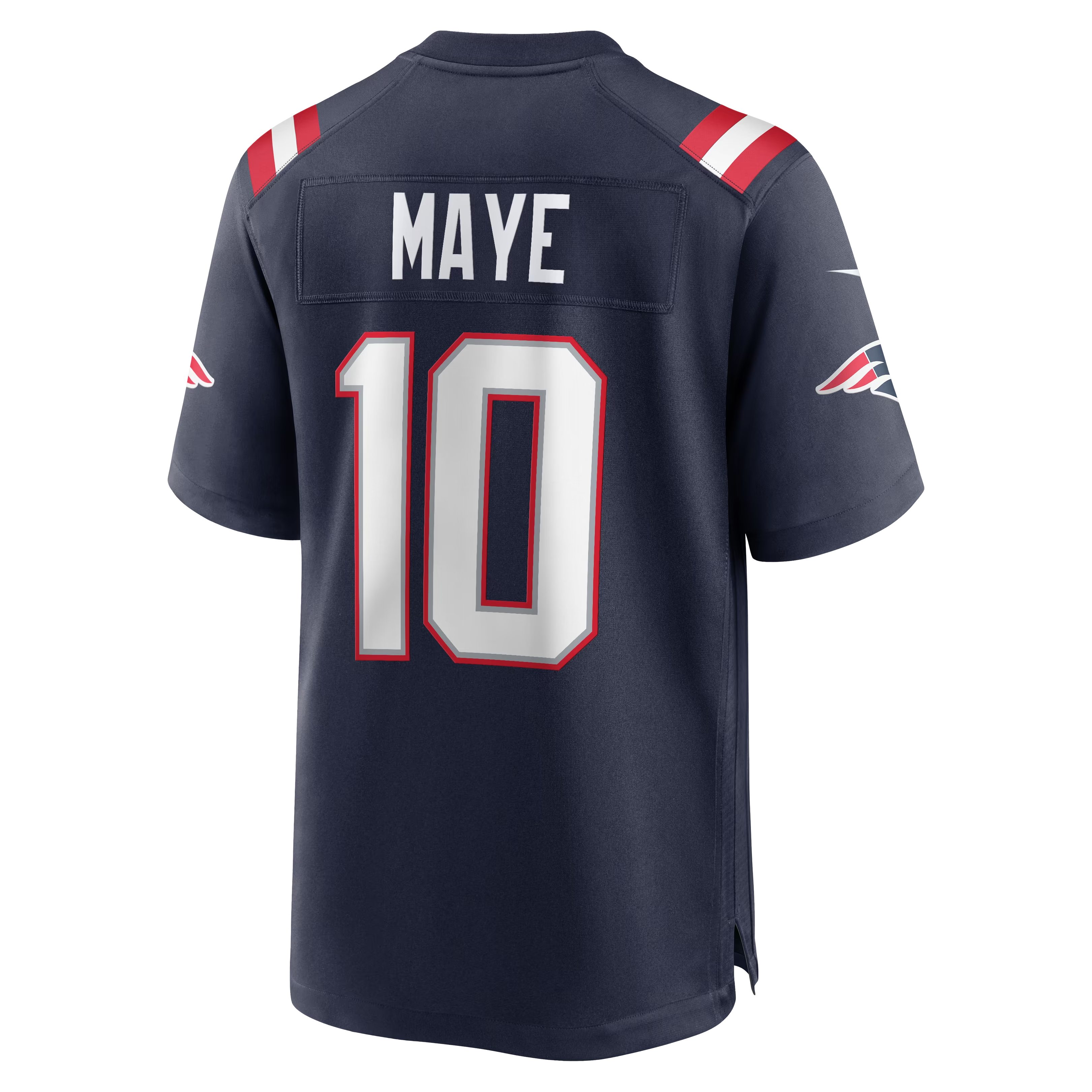 Navy Blue Pro Football Fan Jersey Maye  | Lightweight Team Apparel (England Patriots )