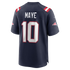 Navy Blue Pro Football Fan Jersey Maye  | Lightweight Team Apparel (England Patriots )