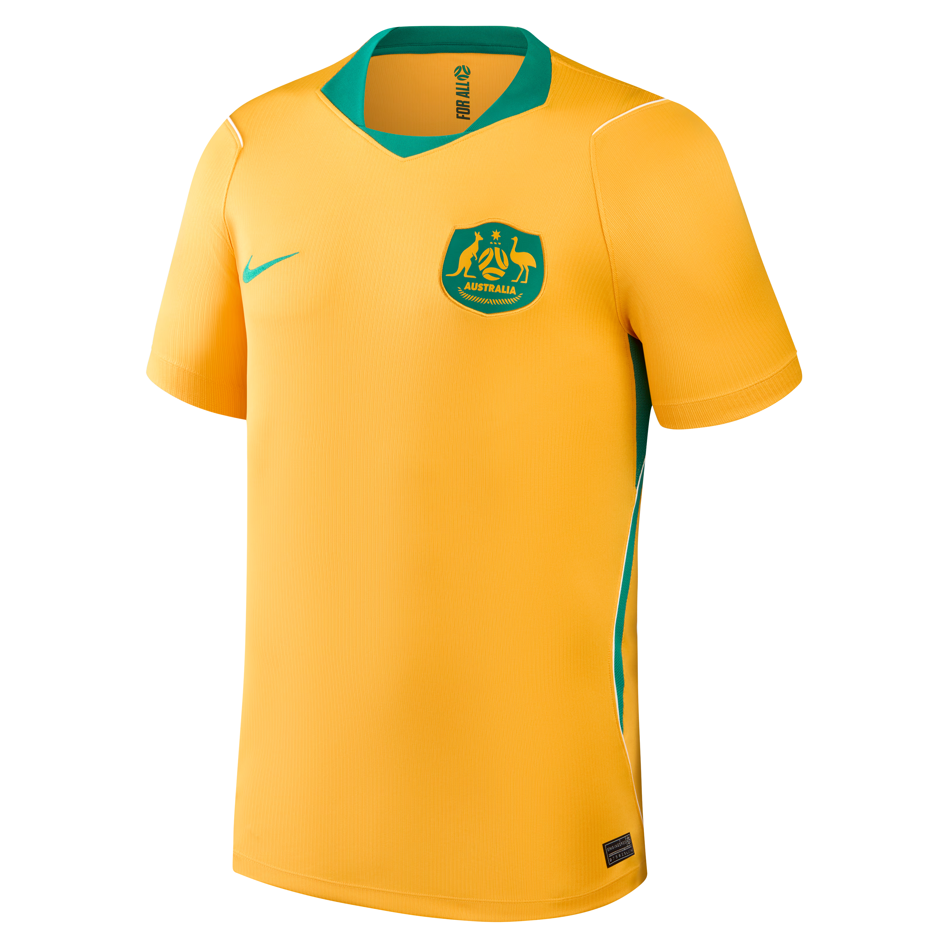 Nike Australia National Team 2026 Home Stadium Jersey - Yellow