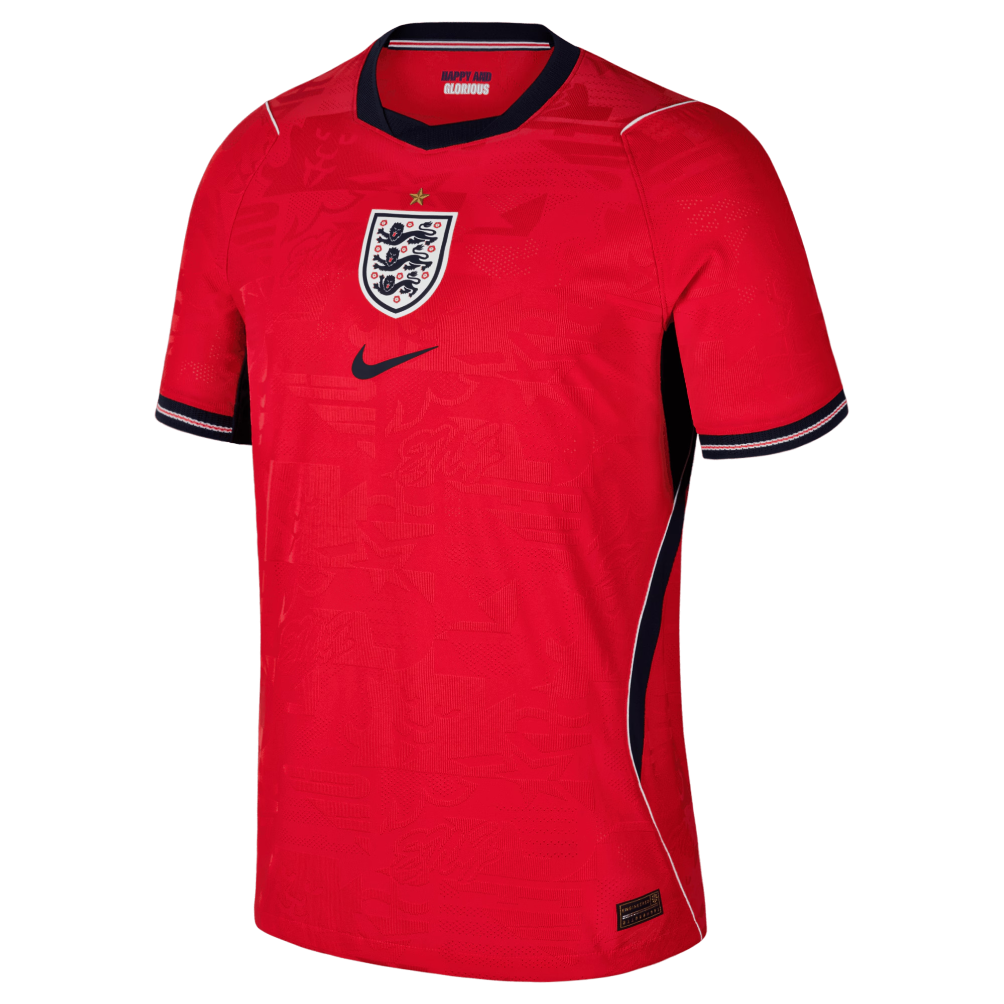 Nike England National Team 2026 Away Match Jersey - Speed Red/Obsidian
