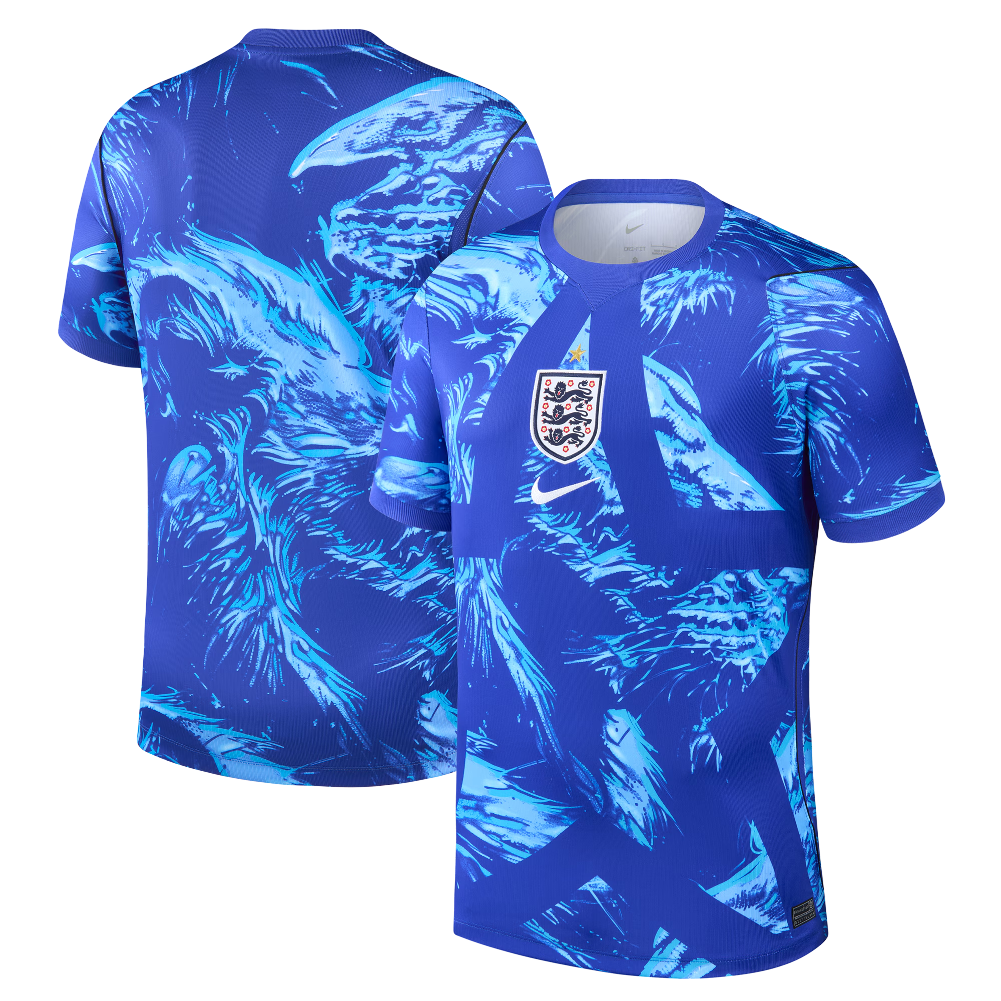Nike England National Team 2026 Goalkeeper Stadium Jersey - Astronomy Blue/Black