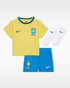 Nike Kids' Brazil National Team 2026 Home 3-Piece Kit - Canary/Light Menta