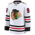 Official Fanatics Connor Bedard Chicago Blackhawks White Away Premium Jersey
