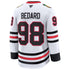 Official Fanatics Connor Bedard Chicago Blackhawks White Away Premium Jersey