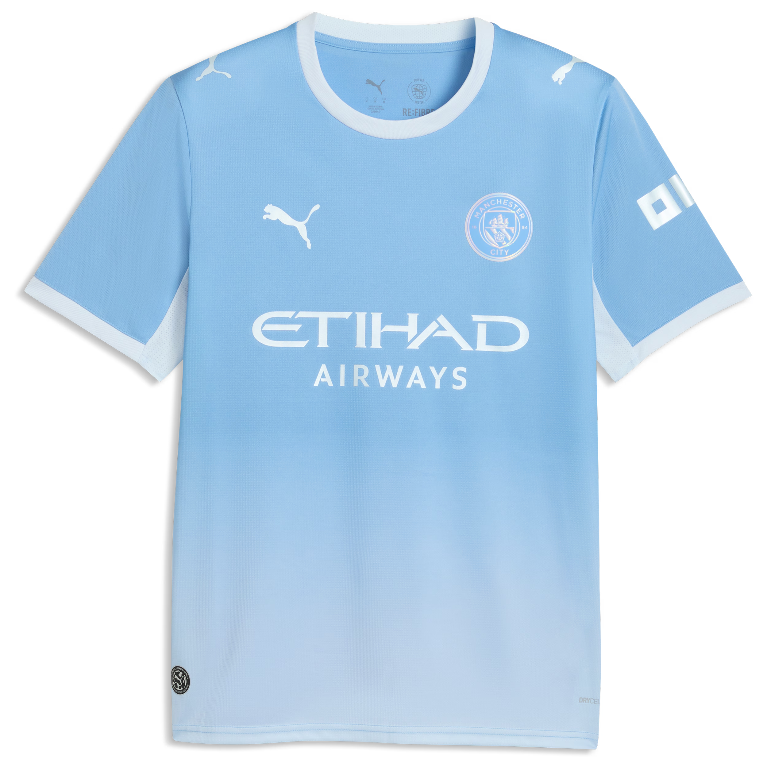 Official Manchester City Puma 2026/27 Home Replica Custom Jersey - Light Blue - Jersey Teams World