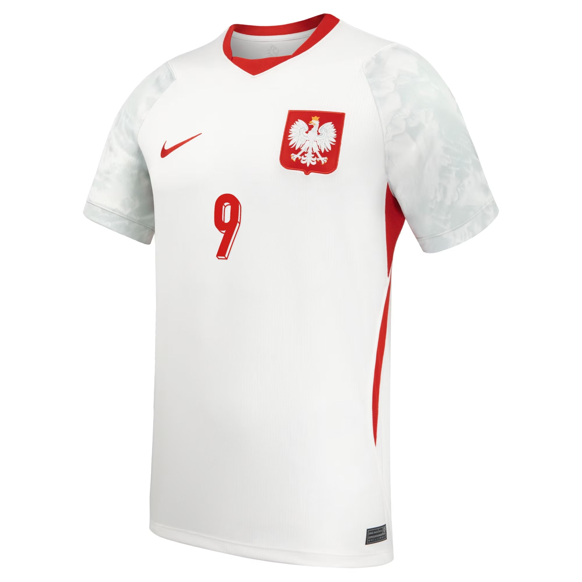 Official Robert Lewandowski Poland National Team Nike 2026 Home Stadium Replica Jersey - White - Jersey Teams World