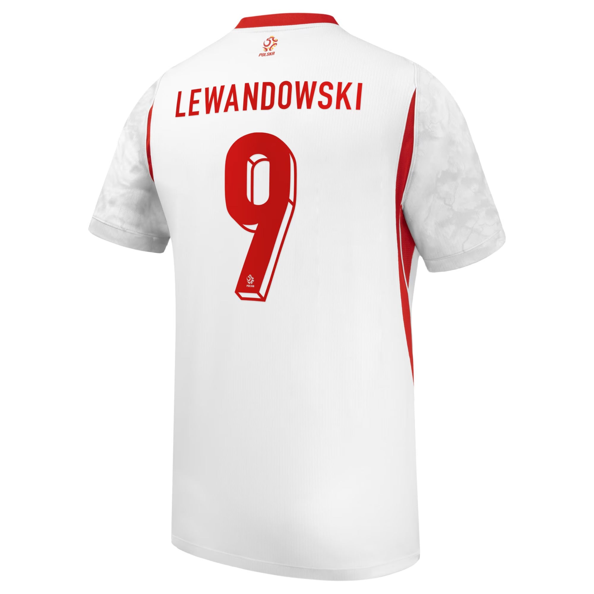 Official Robert Lewandowski Poland National Team Nike 2026 Home Stadium Replica Jersey - White - Jersey Teams World