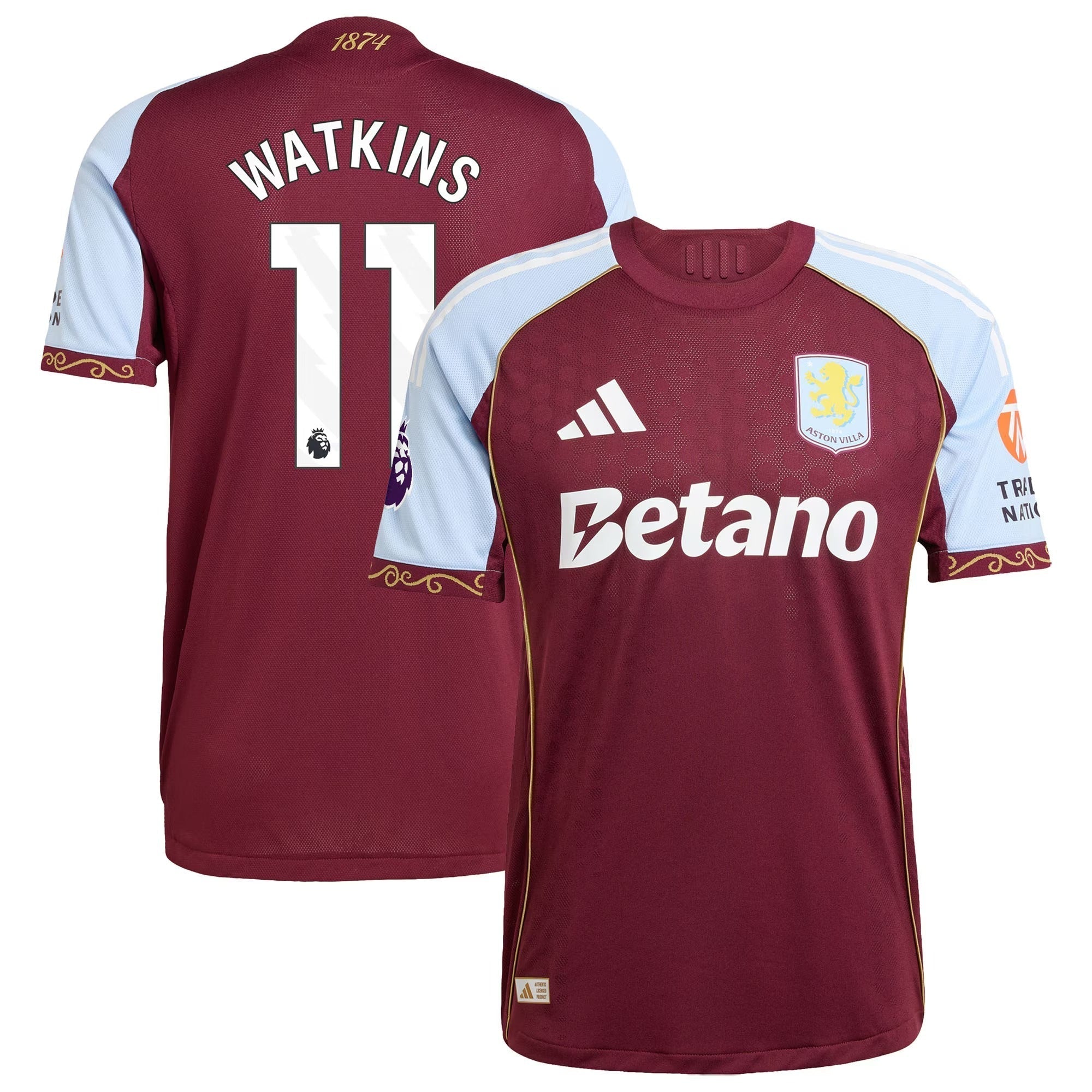 Ollie Watkins Aston Villa Fan Edition Football Jersey | Shop Ollie Watkins Aston Villa Soccer Shirt Online
