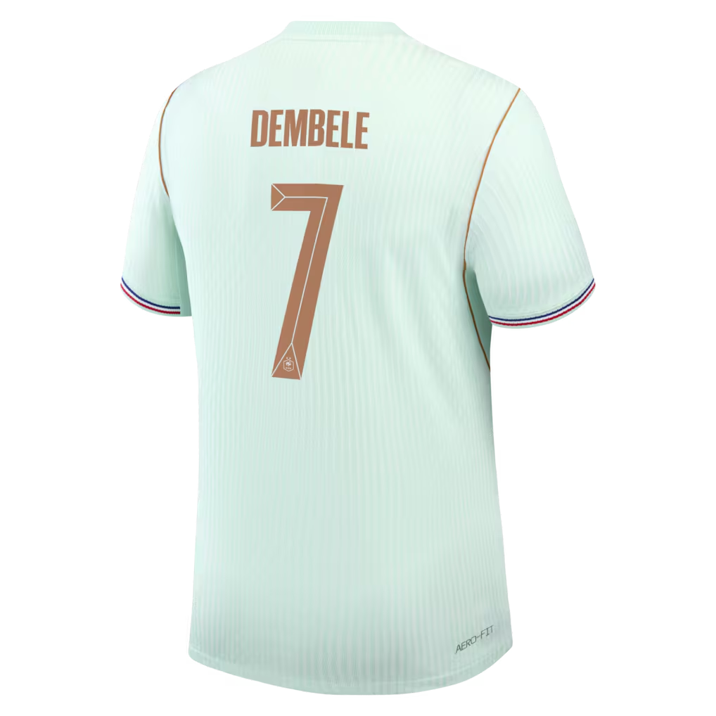 Ousmane Dembélé France National Team Nike 2026 Away Match Replica Jersey - Green