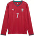PUMA Portugal National Team 2026 Home Supporter Edition Long Sleeve Jersey – Cristiano Ronaldo #7 – Red