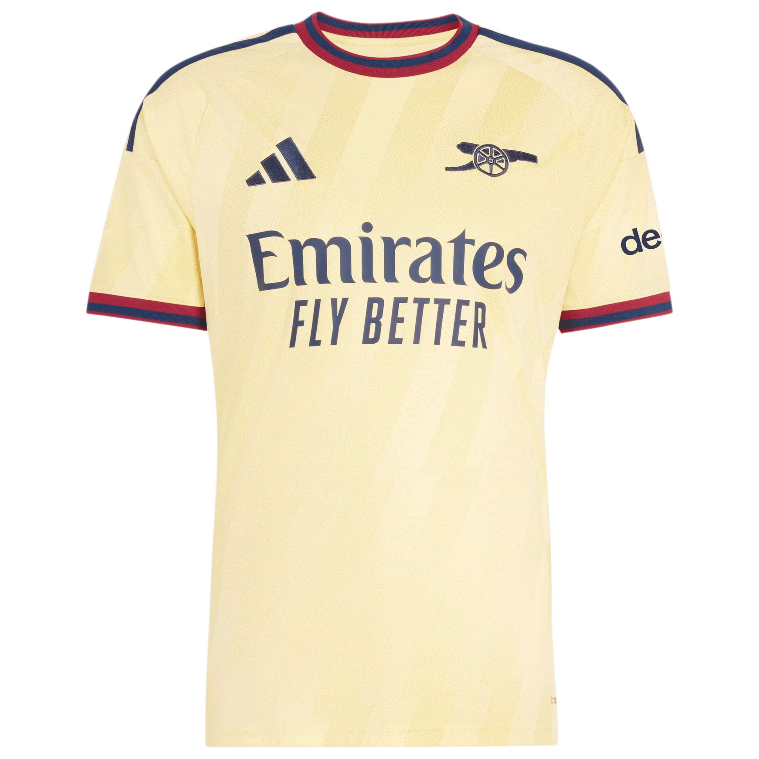 Pale Yellow Lightning Bolt Third Custom Soccer Jersey | Athletic Apparel Arsenal