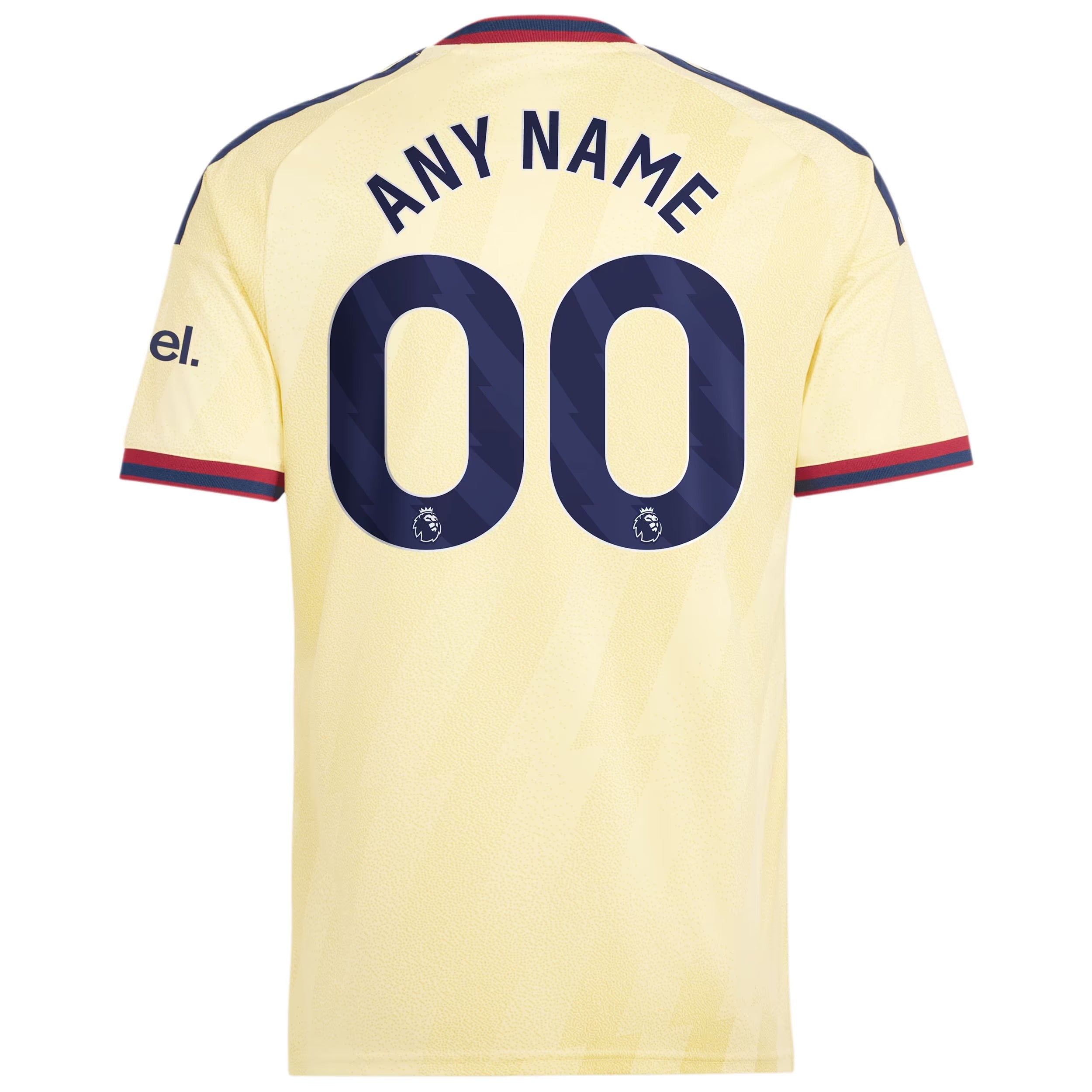 Pale Yellow Lightning Bolt Third Custom Soccer Jersey | Athletic Apparel Arsenal